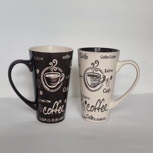 Coffee mugs set of two